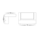 Havit Locu Adjustable LED Floodlights Tri- Aluminium Black 12W 240V IP65- HV3731T-BLK