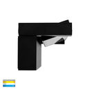 Havit Locu Adjustable LED Floodlight Tri- Aluminium Black 24W 240V IP65- HV3732T-BLK