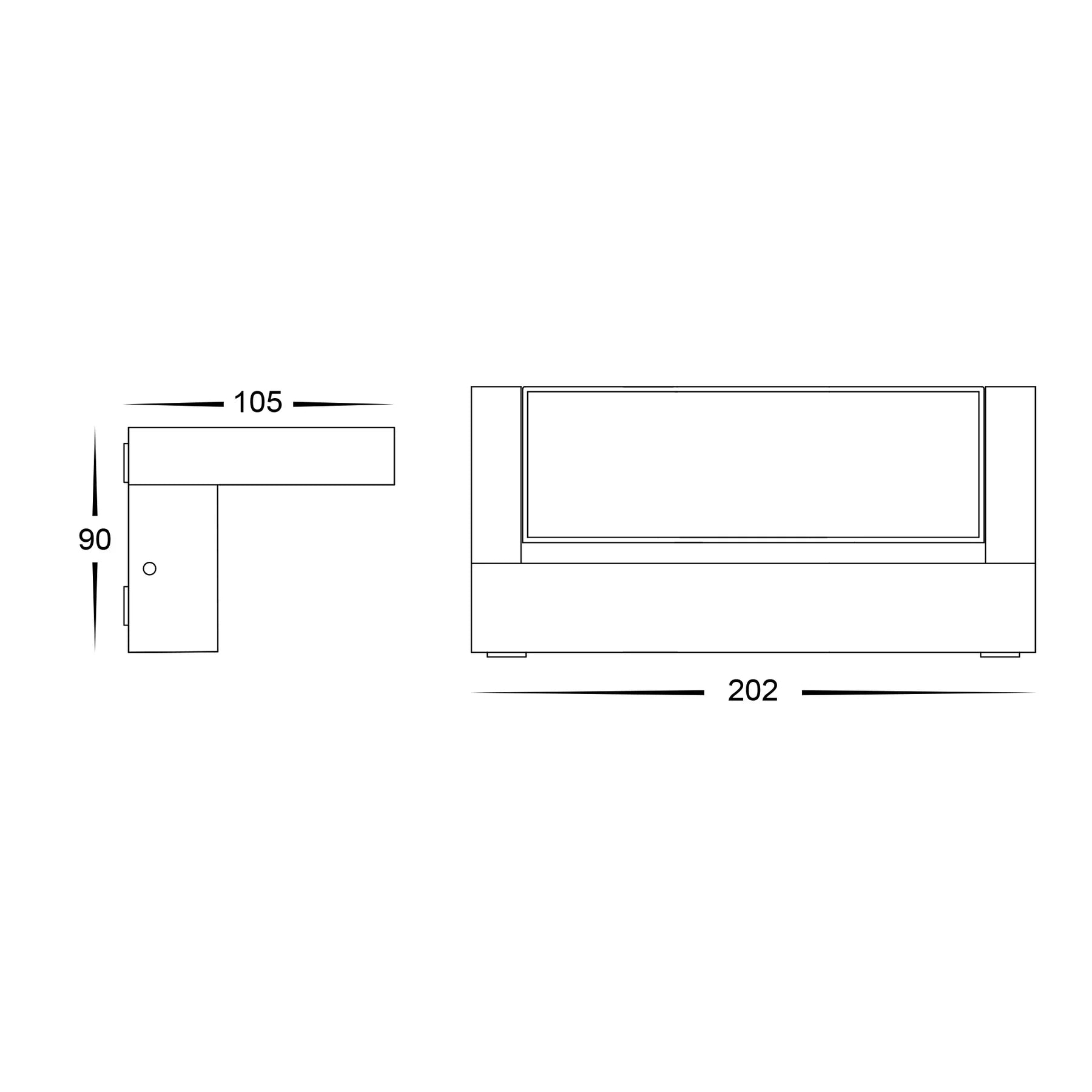 Havit Locu Adjustable LED Floodlight Tri- Aluminium Black 24W 240V IP65- HV3732T-BLK