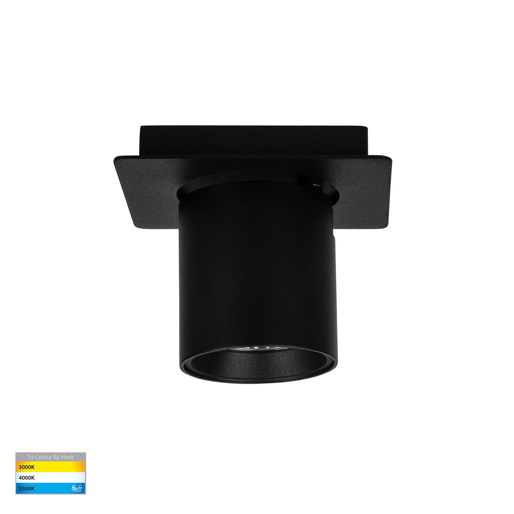Havit Sbarra Single Adjustable LED Bar Lights Tri- Black 8W 240V IP20- HV4003T-1-BLK