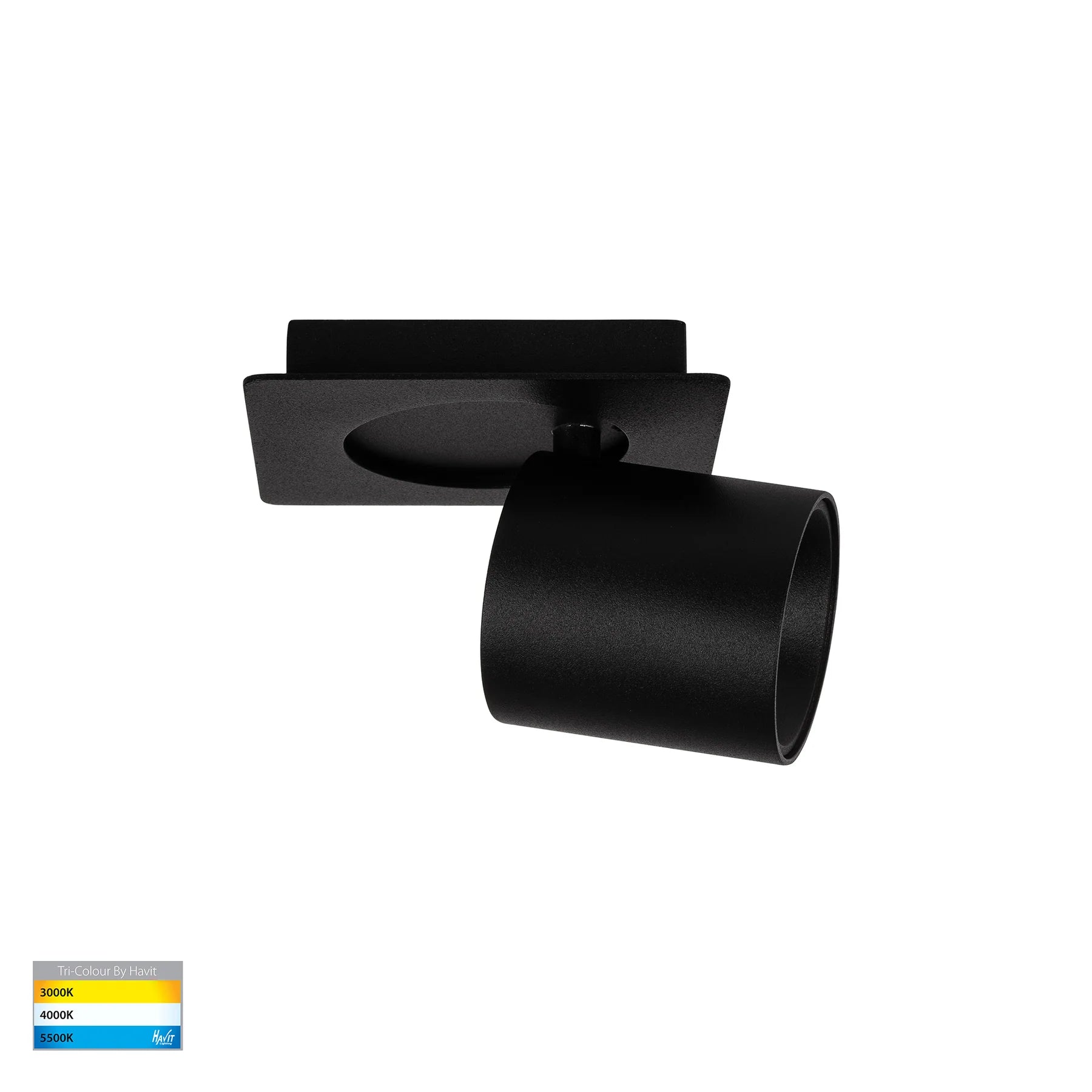 Havit Sbarra Single Adjustable LED Bar Lights Tri- Black 8W 240V IP20- HV4003T-1-BLK