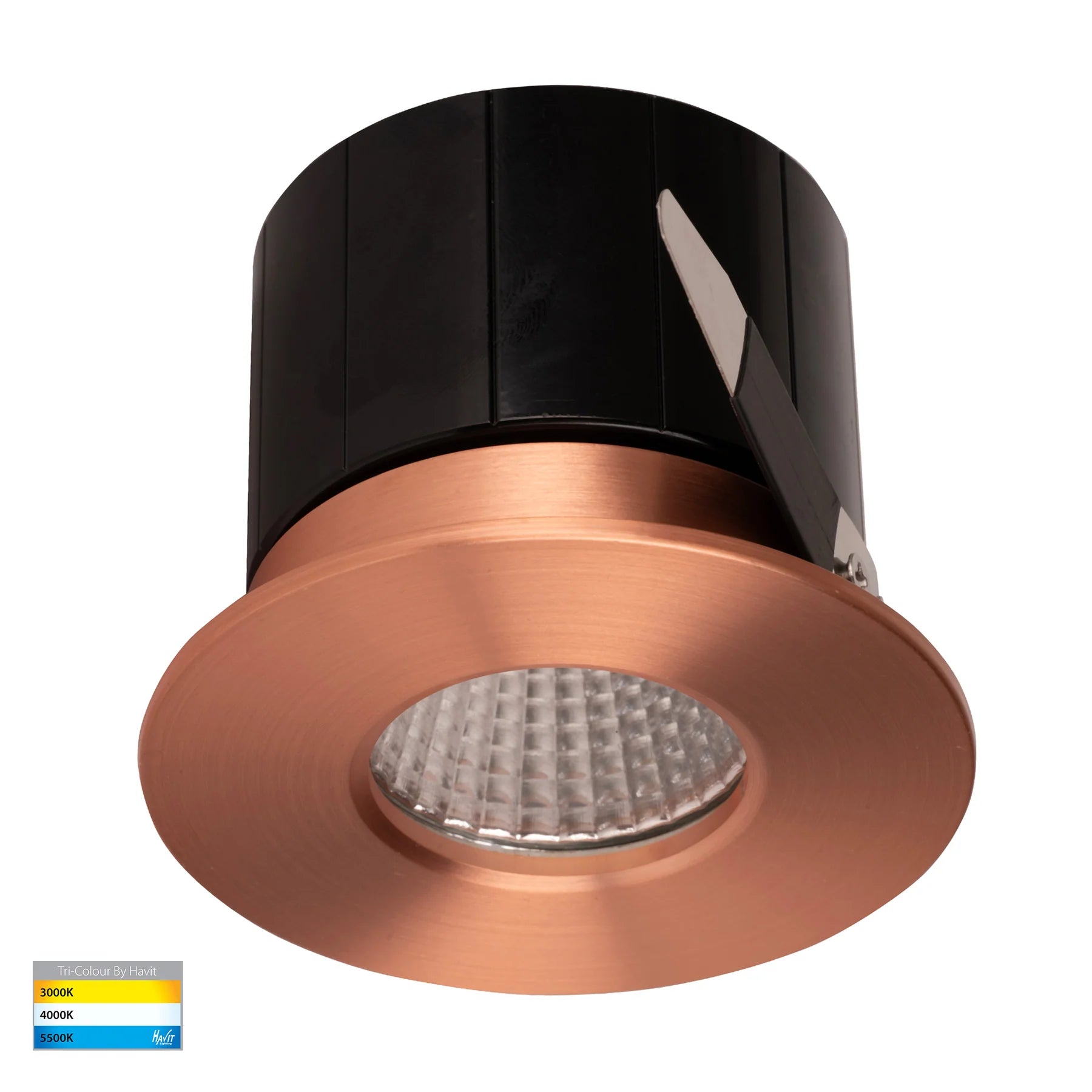 Havit Prime Fixed LED Downlights Tri- Copper 12W 240V IP54- HV5511T-CP