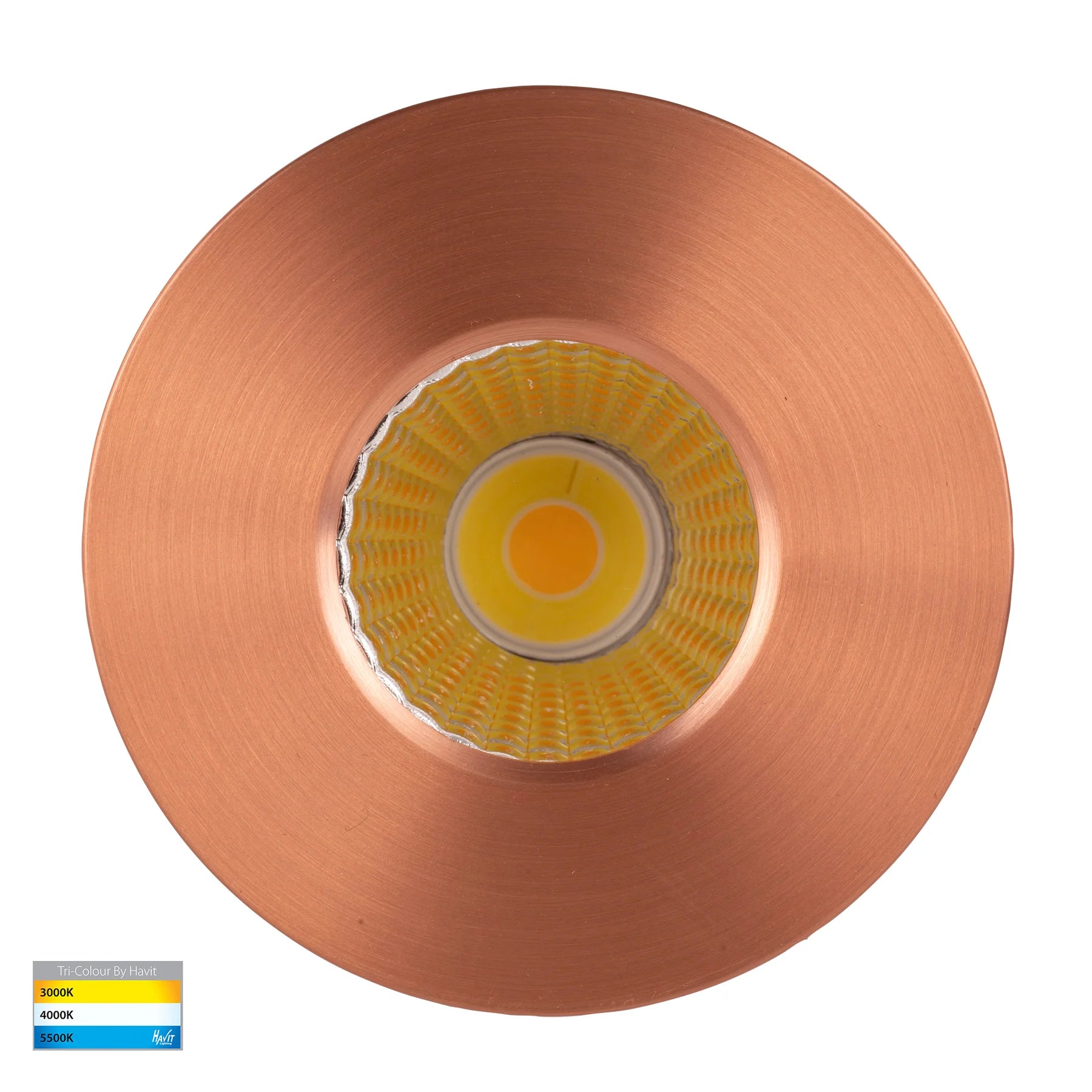 Havit Prime Fixed LED Downlights Tri- Copper 12W 240V IP54- HV5511T-CP