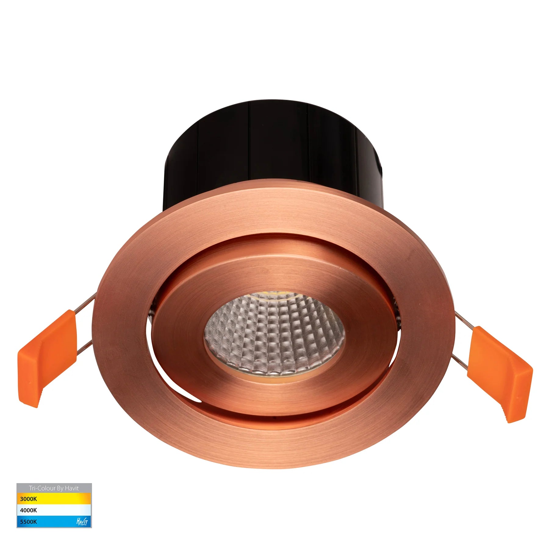 Havit Prime Tilt LED Downlights Tri- Copper 12W 240V IP54- HV5512T-CP