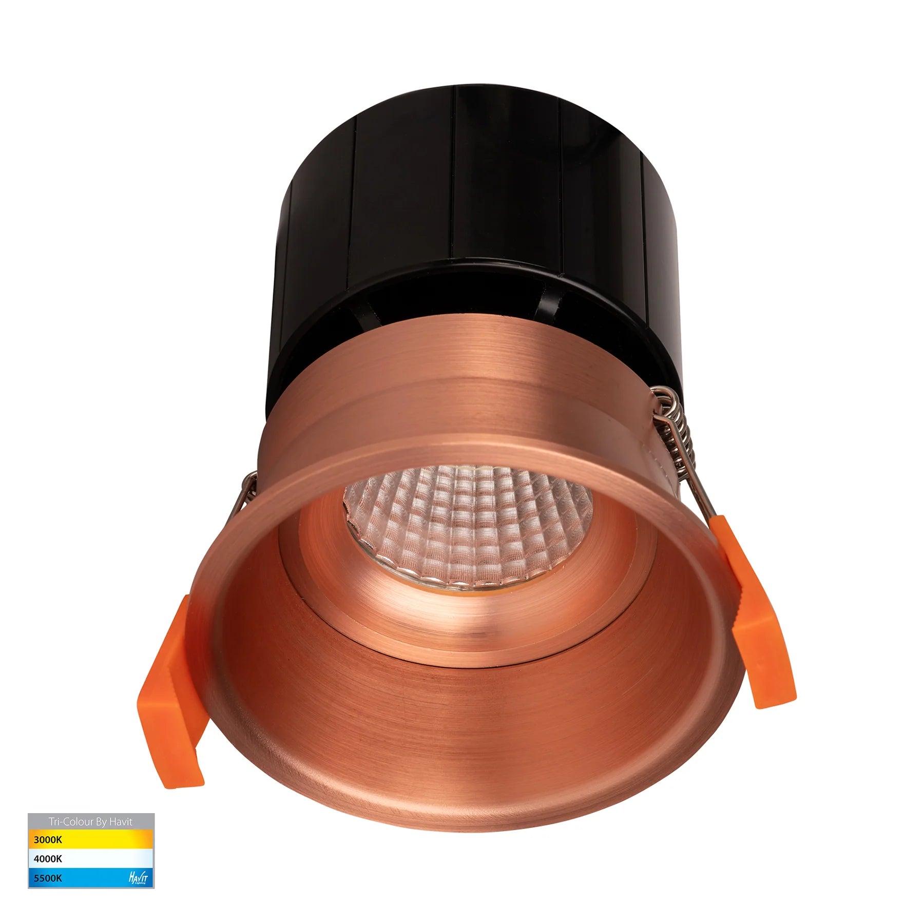 Havit Prime Fixed Deep LED Downlights Tri- Copper 12W 240V IP54- HV5513T-CP 