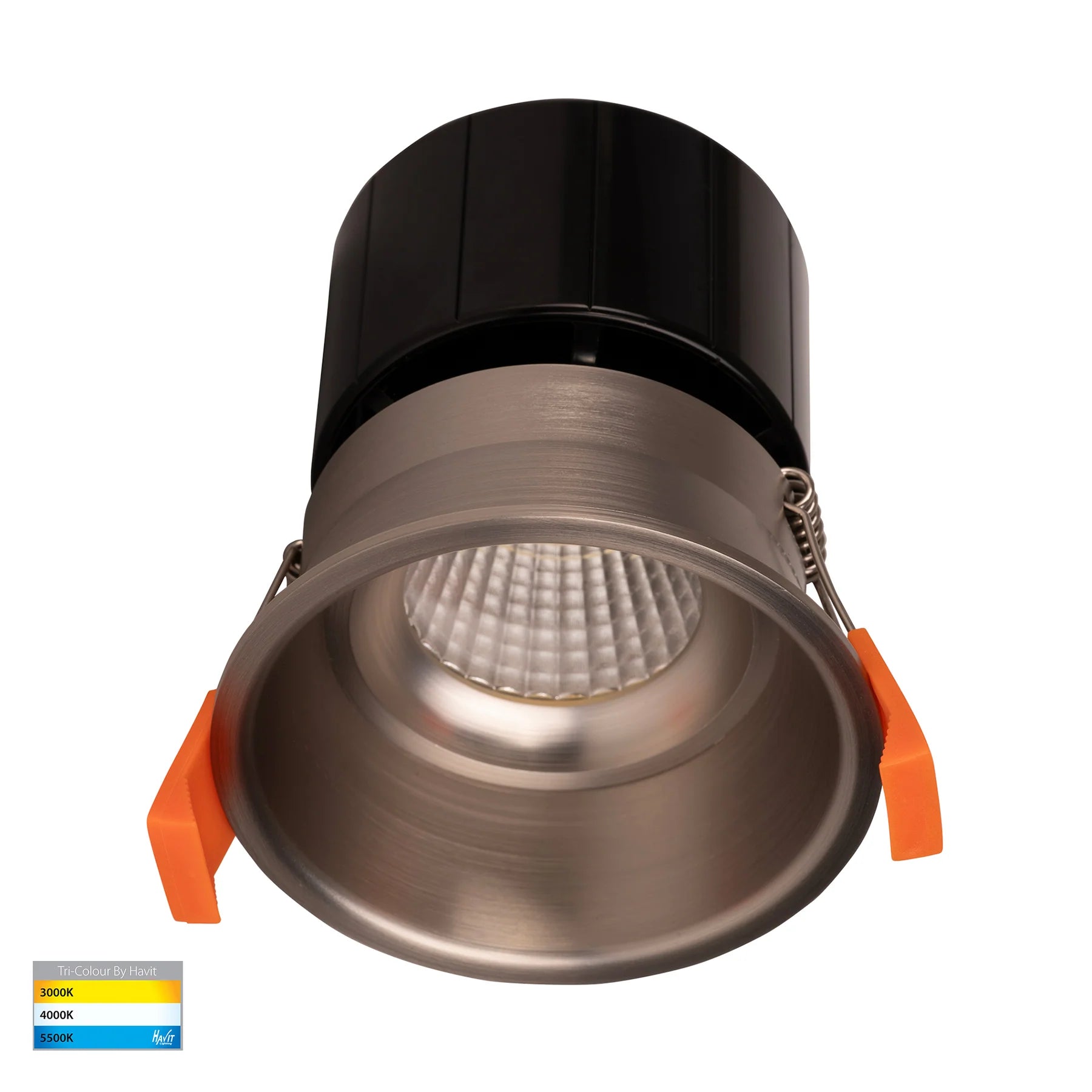 Havit Prime Fixed Deep LED Downlights Tri- Nickel 12W 240V IP54- HV5513T-NK