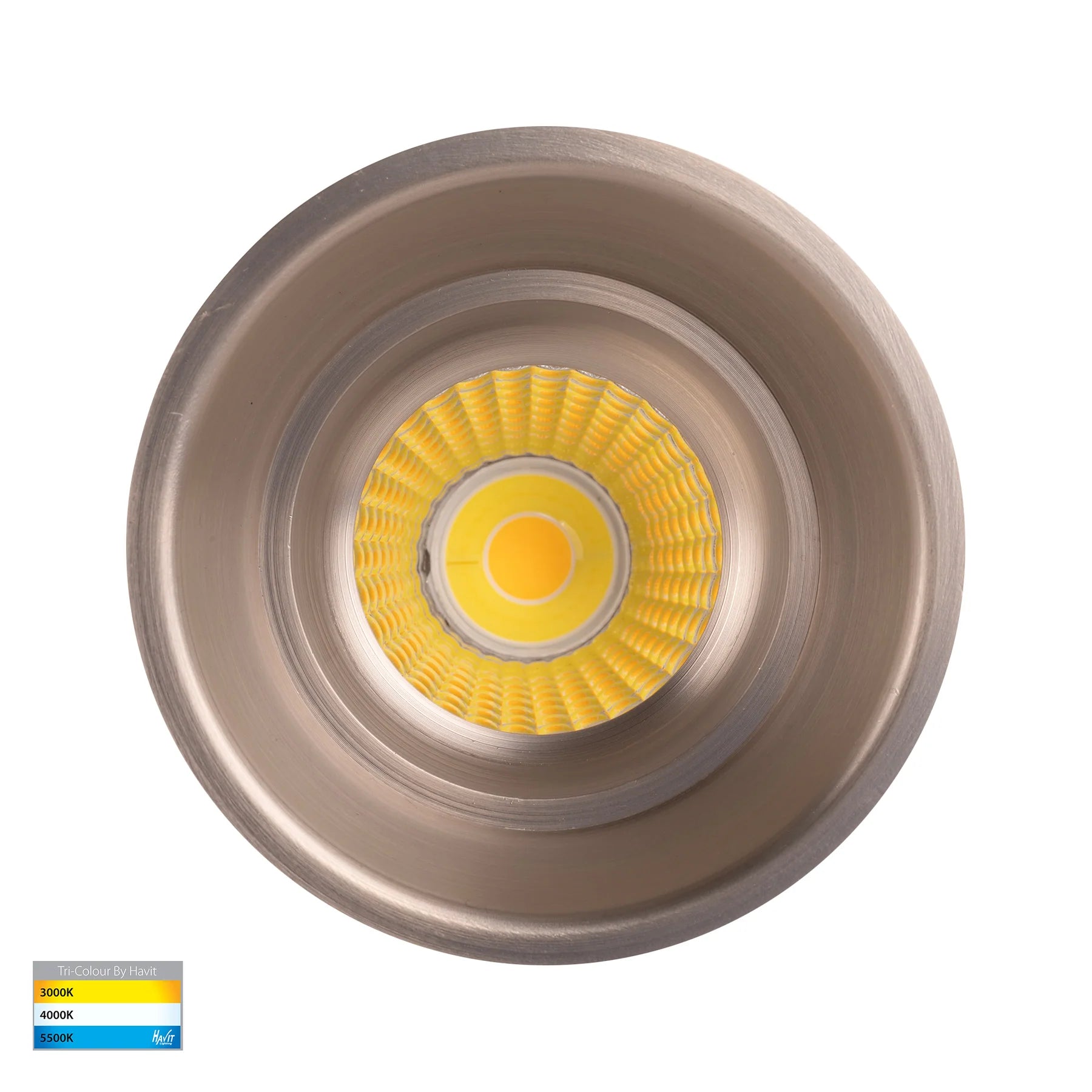 Havit Prime Fixed Deep LED Downlights Tri- Nickel 12W 240V IP54- HV5513T-NK