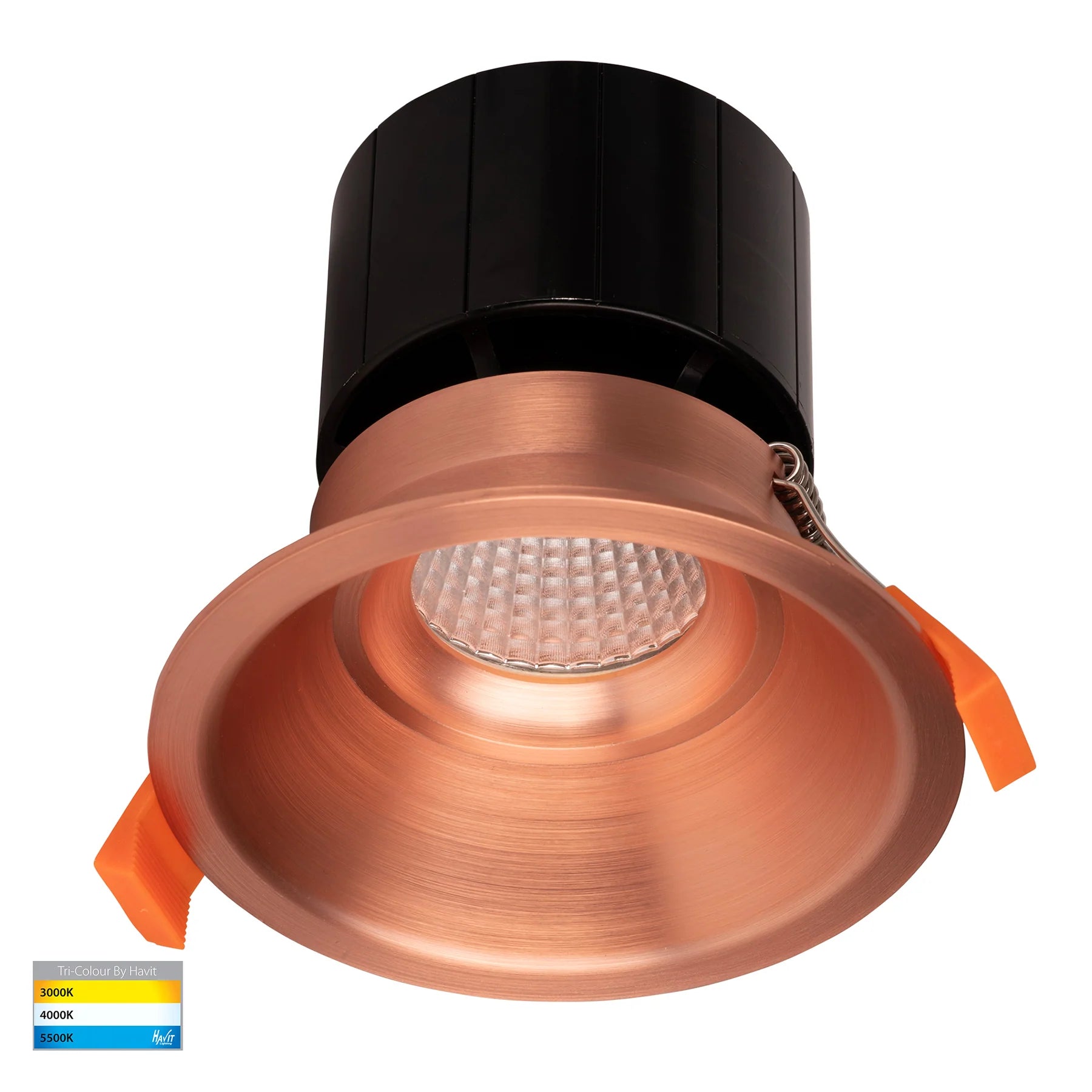 Havit Prime Fixed Deep LED Downlights Tri- Copper 12W 240V IP54- HV5514T-CP