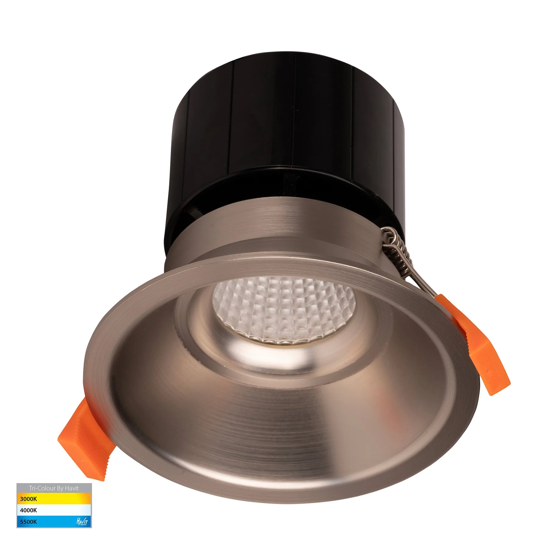 Havit Prime Fixed Deep LED Downlights Tri- Nickel 12W 240V IP54- HV5514T-NK