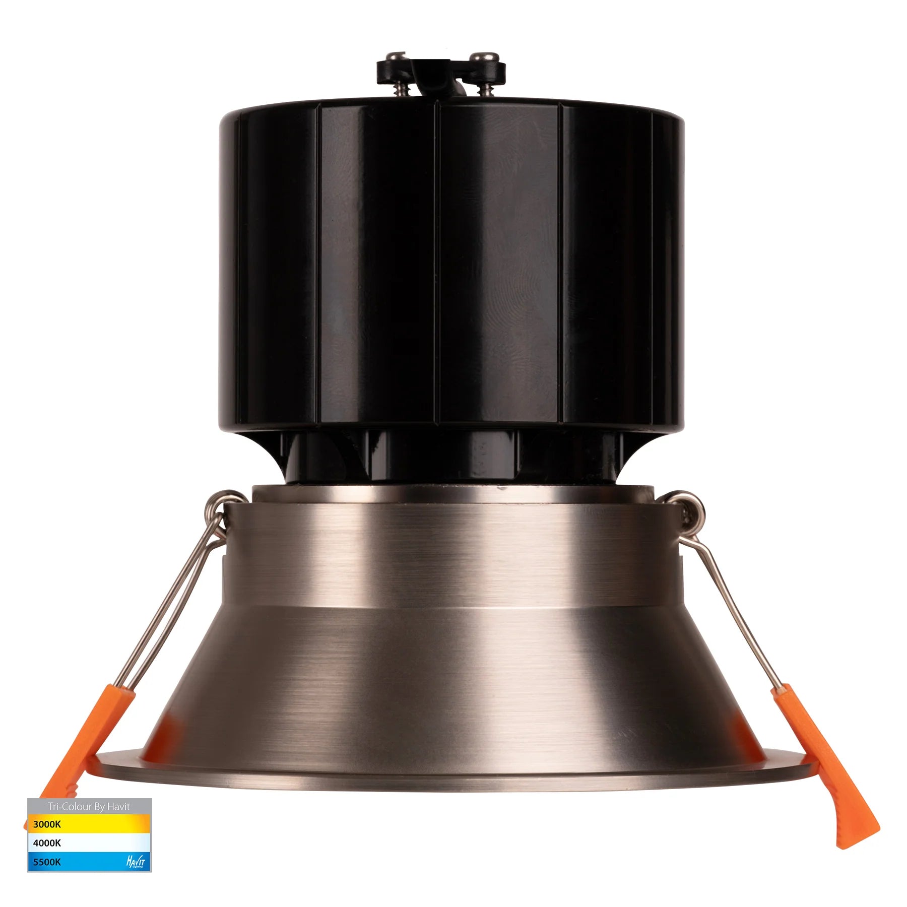 Havit Prime Fixed Deep LED Downlights Tri- Nickel 12W 240V IP54- HV5514T-NK