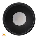 Havit Gleam Fixed LED Downlight 1800K 3000K Black with Black Insert 9W 240V IP54 - HV5528D2W-BB- Havit Lighting