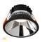 Havit Gleam Fixed LED Downlight 1800K-3000K Black with Chrome Insert 9W 240V IP54 - HV5528D2W-BC- Havit Lighting