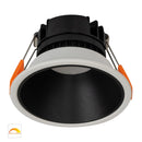 Havit Gleam Fixed LED Downlight 1800K 3000K White with Black Insert 9W 240V IP54 - HV5528D2W-WB- Havit Lighting