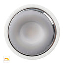 Havit Gleam Fixed LED Downlight 1800K-3000K White with Chrome Insert 9W 240V IP54 - HV5528D2W-WC - Havit Lighting