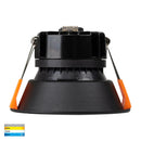 Havit Gleam Fixed LED Downlight Tri - Black with Gold Insert 9W 240V IP54 - HV5528T-BG - Havit Lighting