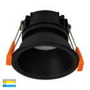 Havit Gleam Fixed Deep LED Downlight Tri - Black with Black Insert 9W 240V IP54 - HV5529T-BB - Havit Lighting