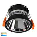 Havit Gleam LED Downlight Tri - Black with Chrome Insert 9W 240V IP54 - HV5529T-BC - Havit Lighting