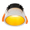 HV5529D2W-WG - Gleam White with Gold Insert Fixed Dim to Warm LED Downlight- Havit Lighting