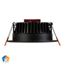 Havit Ora Fixed LED Downlight Tri - Black 12W 240V IP54 - HV5530T-BLK