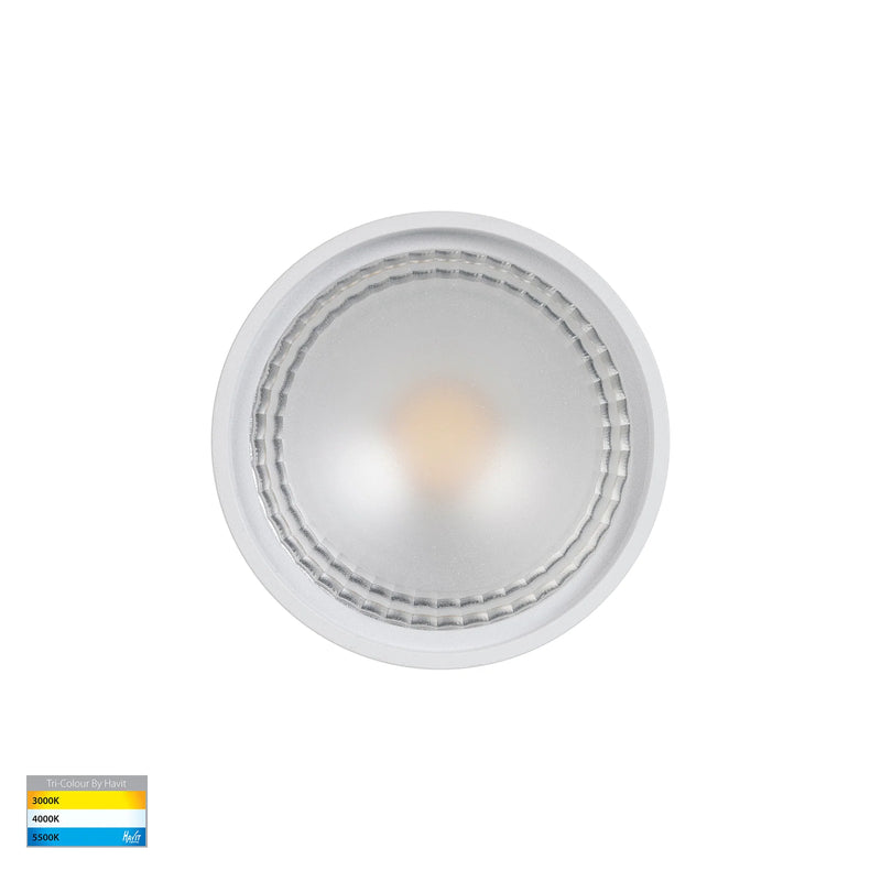 Havit Nella LED Surface Mounted Downlight Tri - White 7W 12V/240V IP54 - HV5802T-WHT-EXT, HV5802T-WHT-EXT-12V