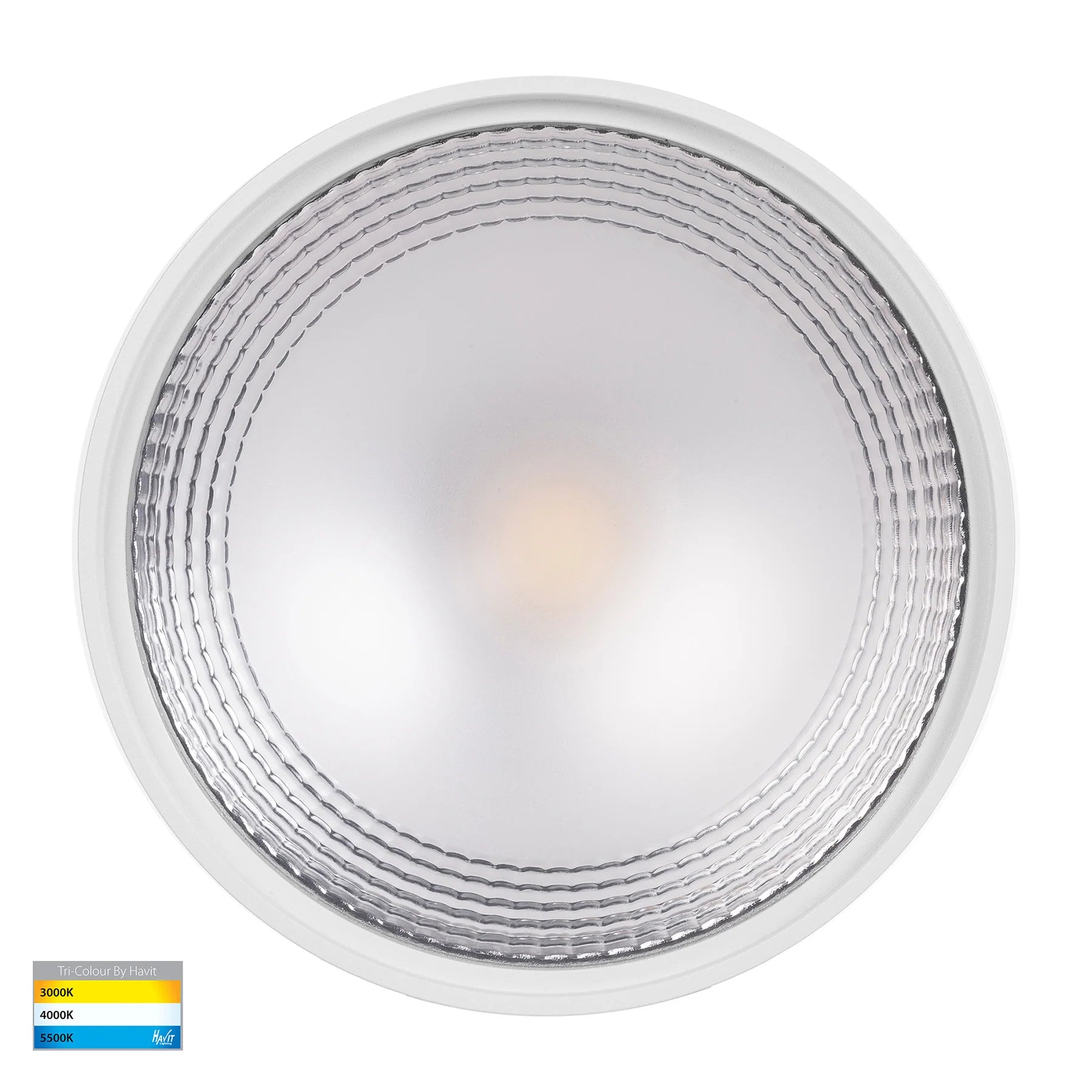 Havit Nella LED Surface Mounted Downlight Tri - White 18W 240V/12V IP54 - HV5805T-WHT, HV5805T-WHT-12V