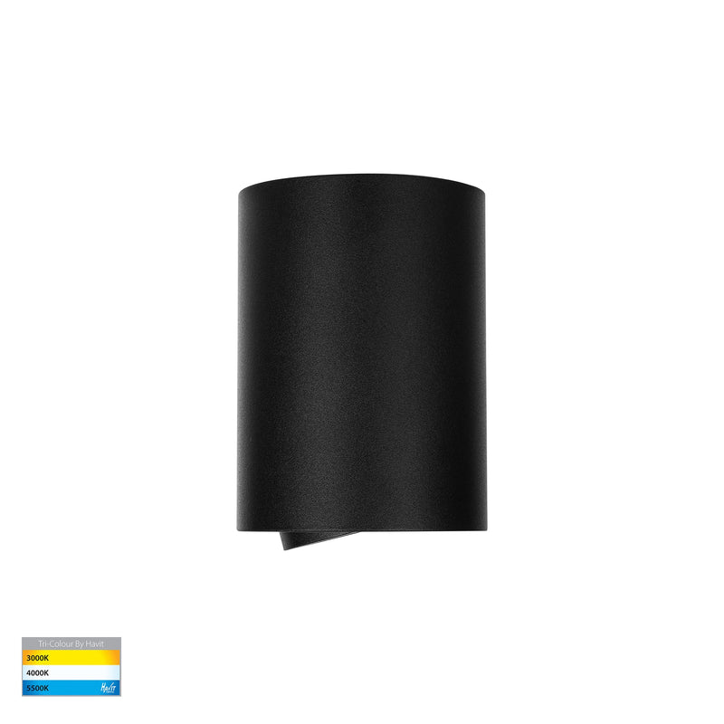 Havit Nella Adjustable LED Surface Mounted Downlight Tri - Black 7W 240V/12V IP40 - HV5812T-BLK, HV5812T-BLK-12V