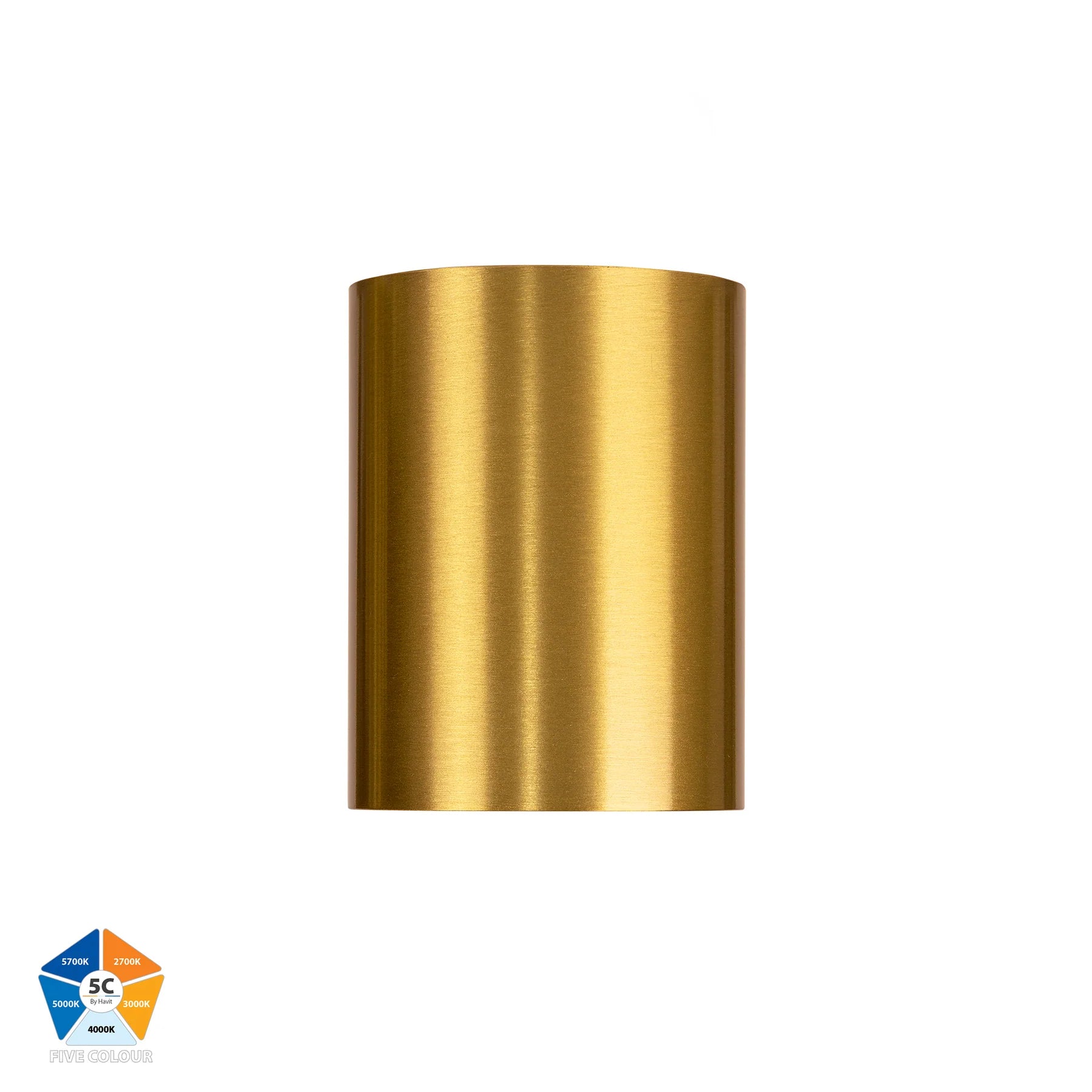 Havit Nella Surface Mounted LED Downlights 5CCT Brass 7W 12V/240V IP54- HV5841S-BR | HV5841S-BR-12V