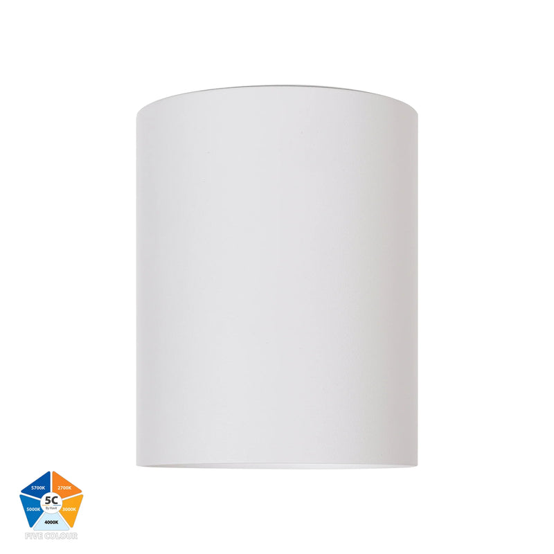 Havit Nella LED Surface Mounted Downlight 5CCT White 18W 12V/240V IP54 - HV5843S-WHT, HV5843S-WHT-12V