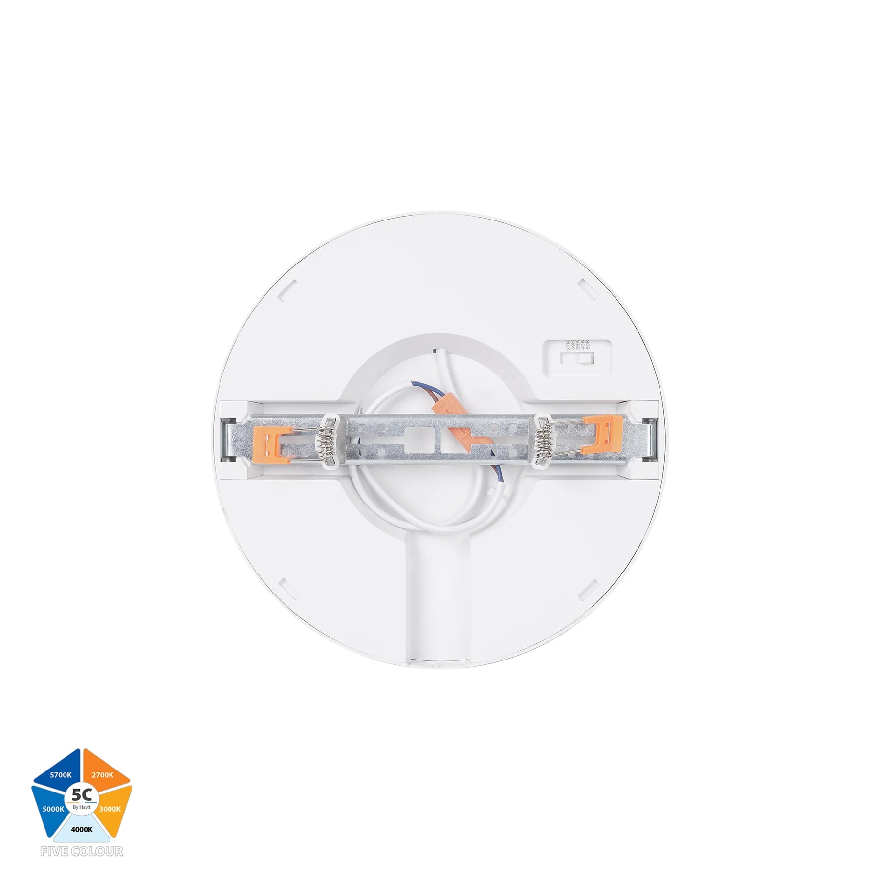 Havit Auster Ceiling Mounted LED Oysters 5 Colour White 18W 240V IP44- HV5863S-WHT