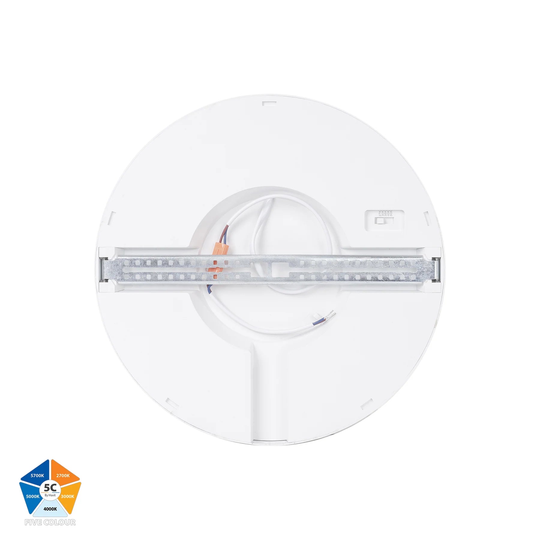 Havit Auster Ceiling Mounted LED Oysters 5 Colour White 24W 240V IP44- HV5864S-WHT