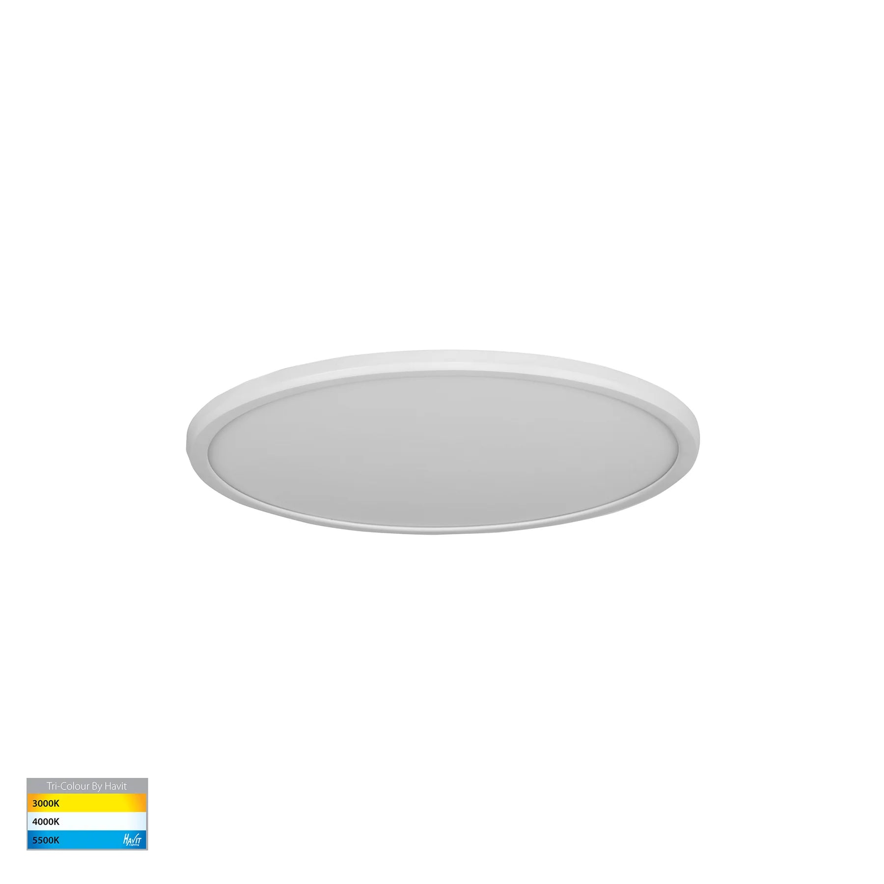 Havit Slim Ceiling Mounted LED Oysters Tri- White 16W 240V IP54- HV5876T-WHT