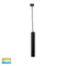 Havit Henger Cylinder LED Interior Pendant Tri - Black 9W 240V IP20 - HV5899T-BLK - Havit Lighting