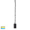 Havit Tivah LED Exterior Pendant Tri - Black 5W 240V / 12V IP65 - HV5902T-BLK-240V | HV5902T-BLK-12V - Havit Lighting