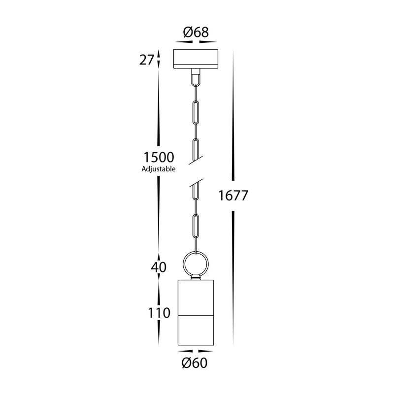 Havit Tivah LED Exterior Pendant Tri - Antique Brass 5W 240V / 12V IP65 - HV5902T-AB-240V | HV5902T-AB-12V - Havit Lighting