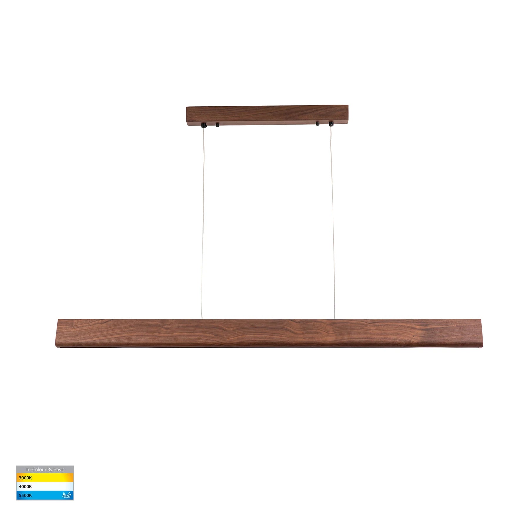 Havit Opex 1800mm Linear Pendants Tri- Walnut Timber 28W 240V IP20- HV6014T