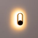 Havit Ovale Interior Wall Light Tri - Black 7W 240V IP20 - HV8080T-BLK- Havit Lighting