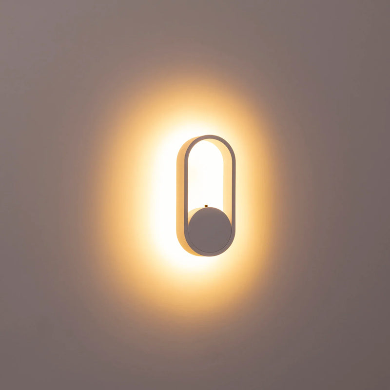 Havit Ovale Interior Wall Light Tri - White 7W 240V IP20 - HV8080T-WHT - Havit Lighting