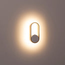 Havit Ovale Interior Wall Light Tri - White + Brass 7W 240V IP20 - HV8080T-WHTBR- Havit Lighting