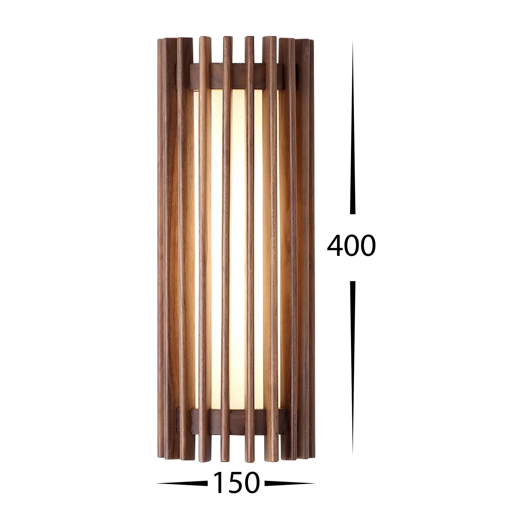 Havit Orech Interior Wall Lights Tri- Walnut Timber 12W 240V IP20- HV8089T