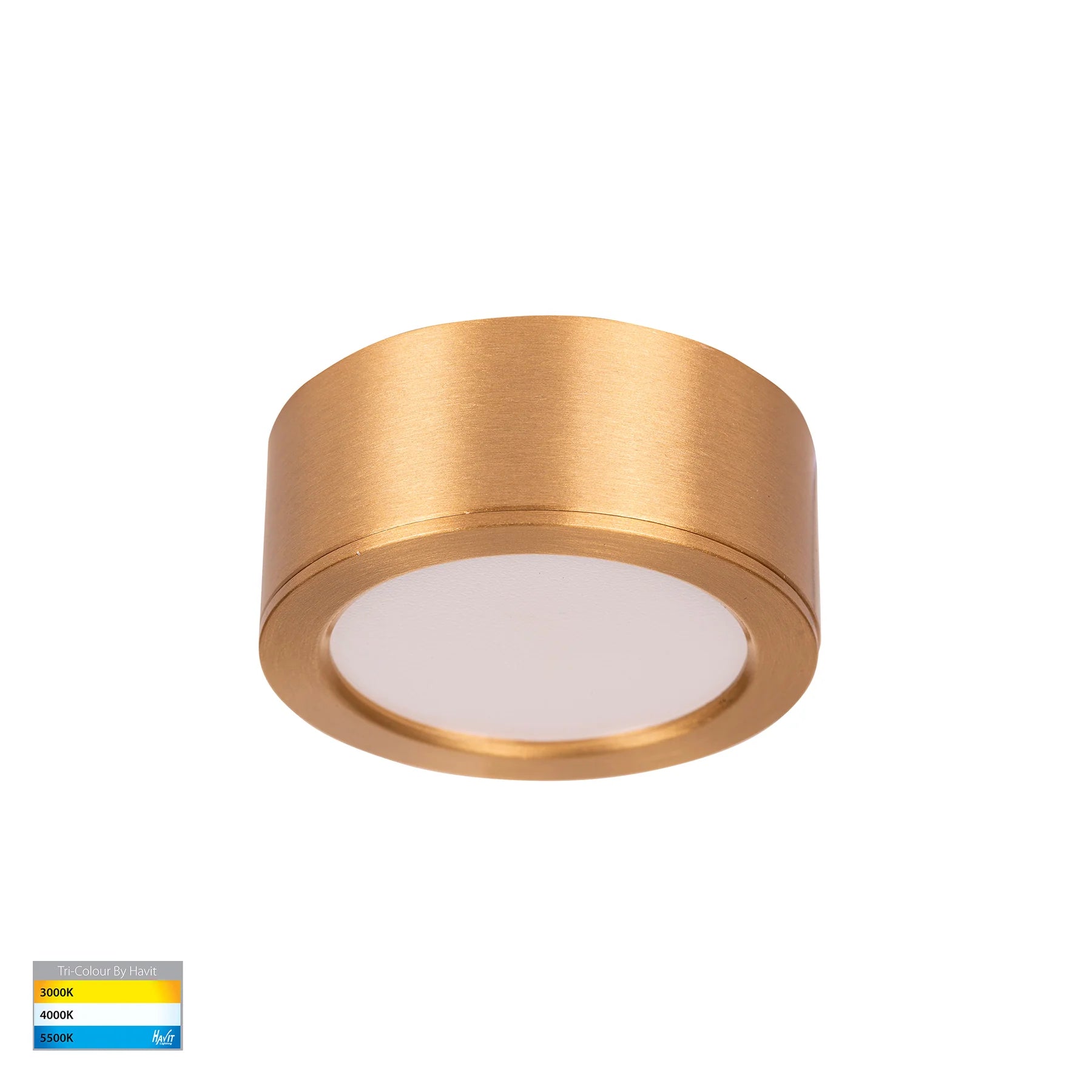 Havit Skap Cabinet Light Tri- Aluminium Brass 3W 12V IP20- HV8201T-BR 