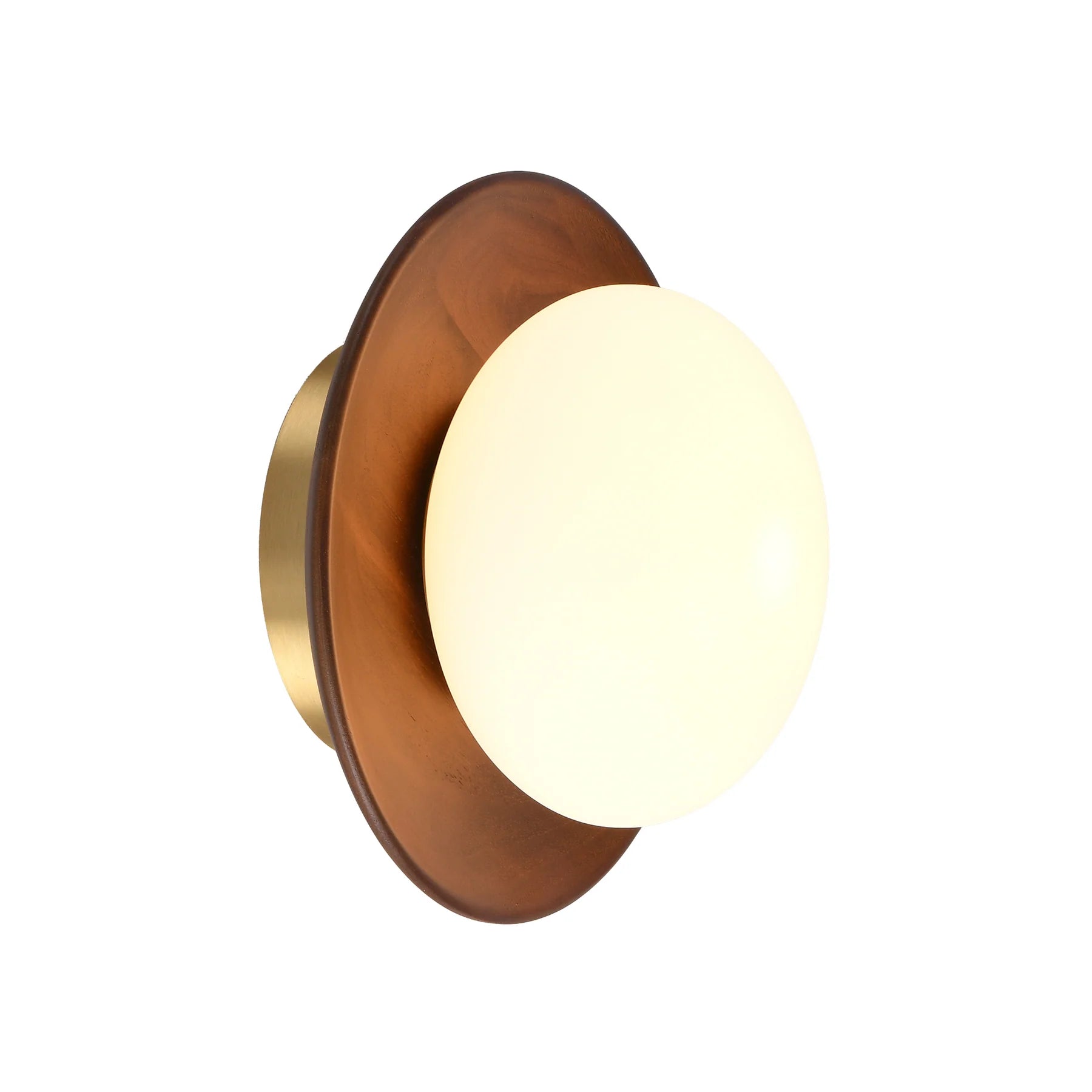 Havit Holz Interior Wall Lights 3000K Walnut Timber 3W 240V IP20- HV8302W-WALNUT