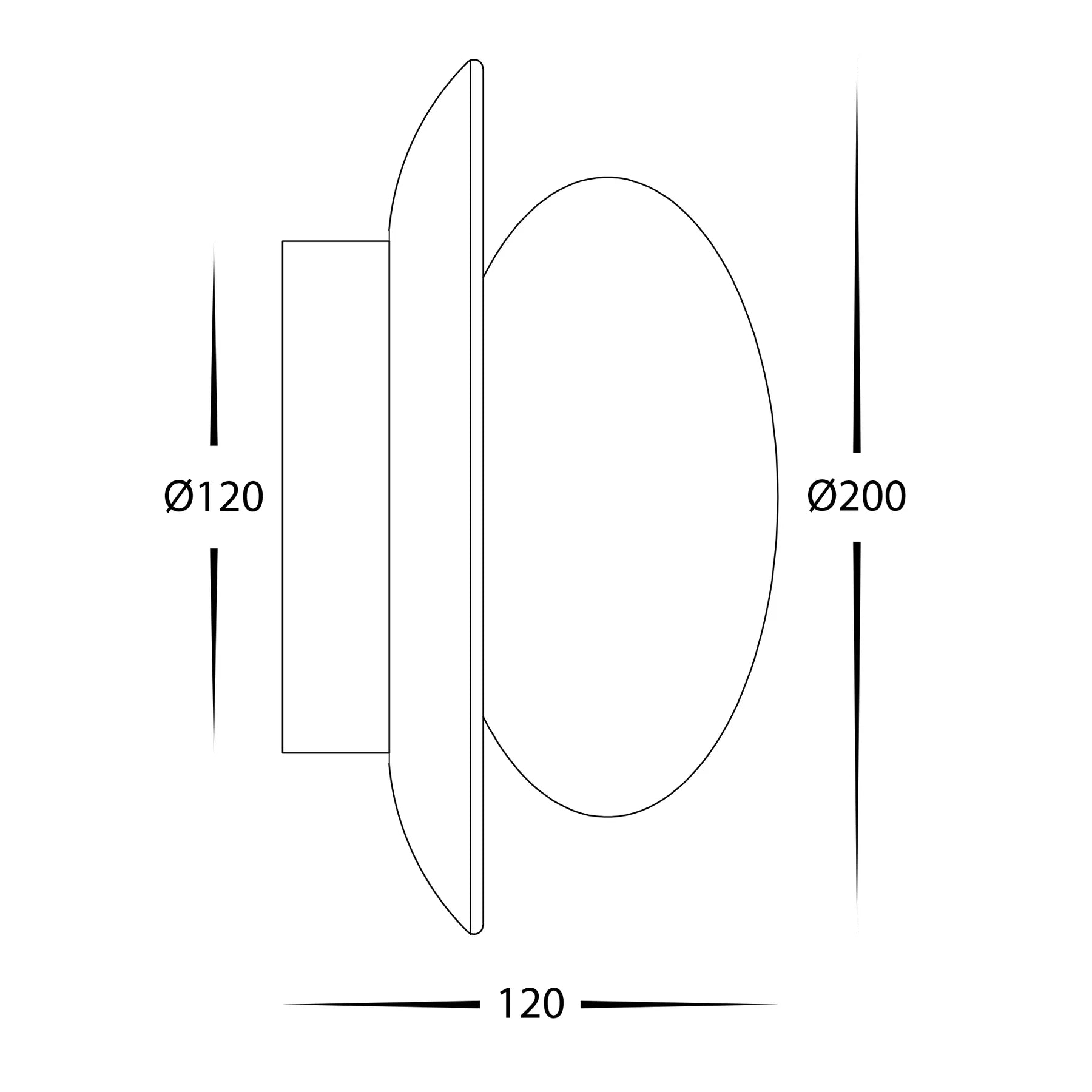 Havit Holz Interior Wall Lights 3000K Oak Timber 3W 240V IP20- HV8302W-OAK