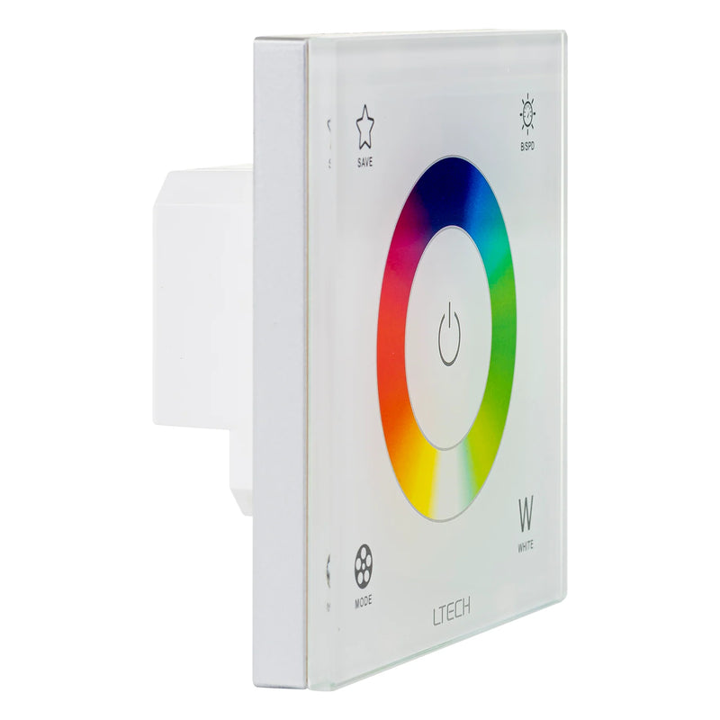 Havit Touch Panel Controller LED Strip Smart Lighting Controls RGBC/W White 240V IP20 - HV9101-EX4S - Havit Lighting
