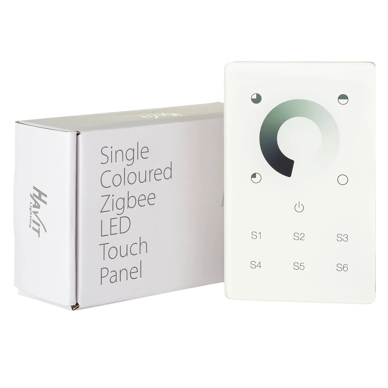 Havit Zigbee Single Coloured Touch Panel LED Strip Smart Lighting Controls White 240V IP20 - HV9101-ZB-SCTP