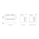 Havit Chasing Multi-Function Remote+Receiver LED Strip Smart Lighting Controls RGB 108/216W 12/24V - HV9102-SPI-16S+M16S