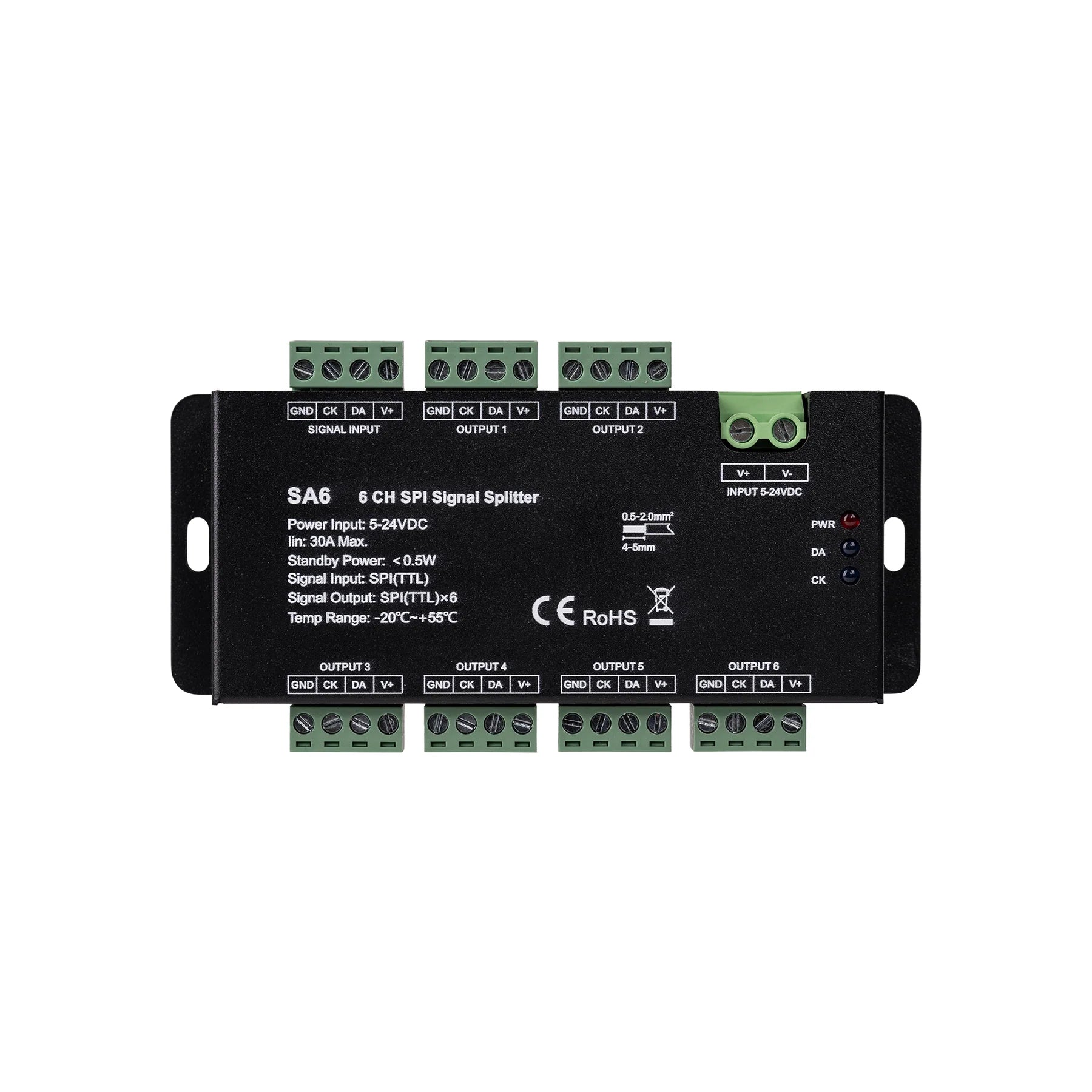 Havit 6 Channel SPI Repeater Electric Accessories 12V/24V - HV9104-SPI-6CH - Havit Lighting