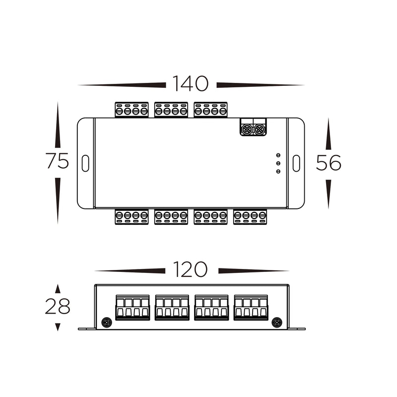 Havit 6 Channel SPI Repeater Electric Accessories 12V/24V - HV9104-SPI-6CH - Havit Lighting