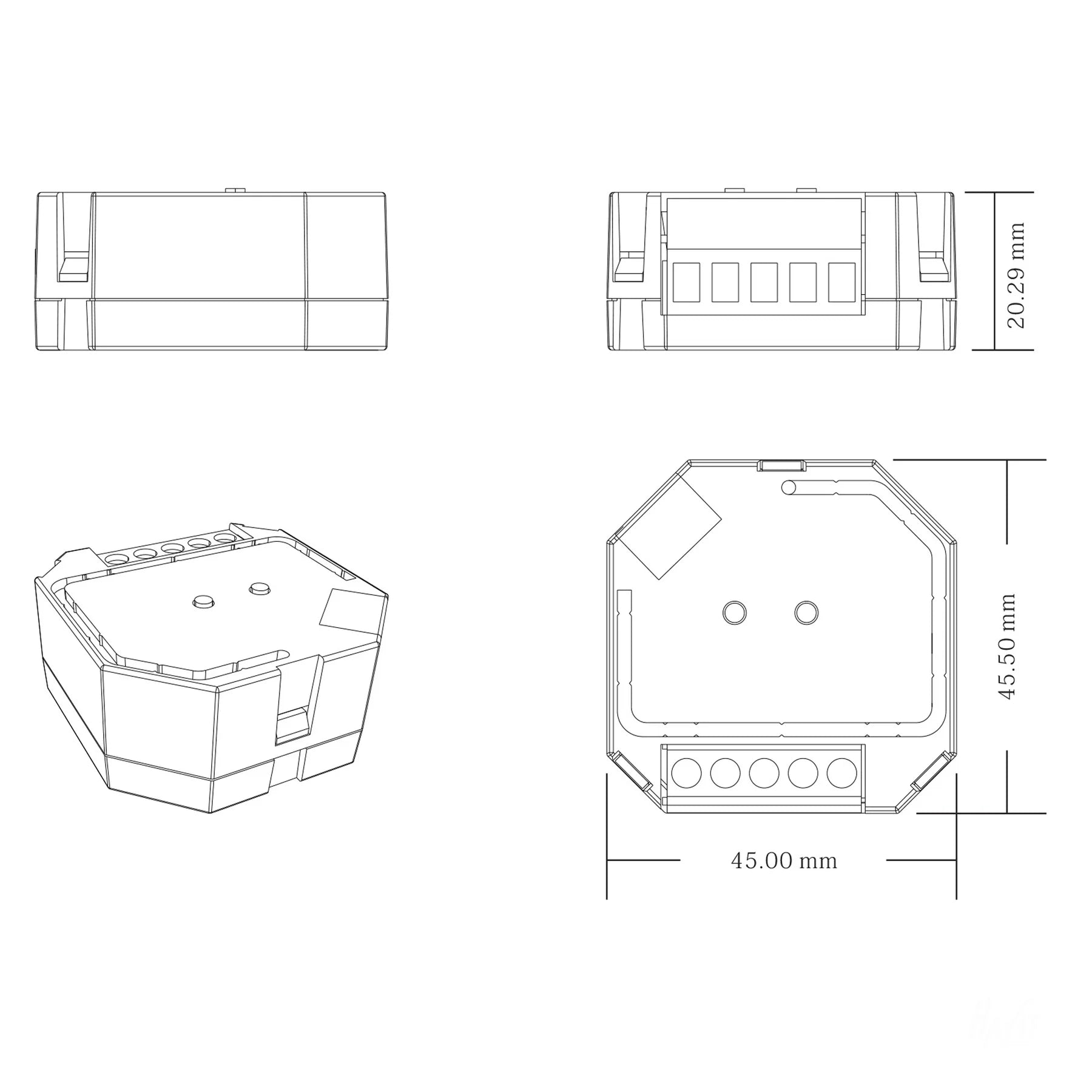 Havit Zigbee Trailing Edge Dimmer Relay Electrical Accessories 240V - HV9105-ZB-ACDIM - Havit Lighting