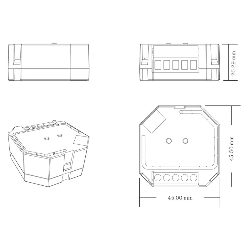 Havit Zigbee Trailing Edge Dimmer Relay Electrical Accessories 240V - HV9105-ZB-ACDIM - Havit Lighting