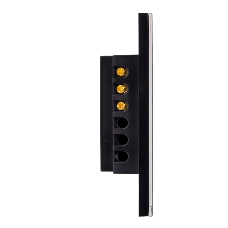 Havit Wifi Single Gang Wall Switch Clipsal Black 300W 240V IP20 - HV9210-1- Havit Lighting